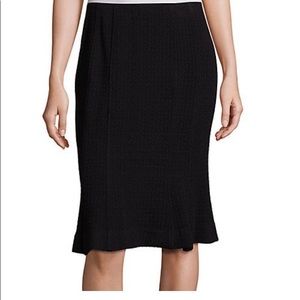 NWT Nanette Lenore Black Trumpet Skirt